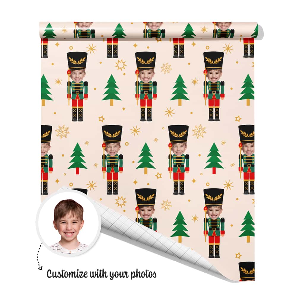 nutcracker wrapping paper